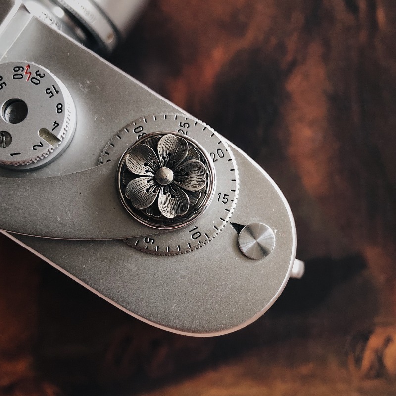 Fujifilm Camera X100Vi - Camera Knop Custom Zilver Materiaal Handgemaakte