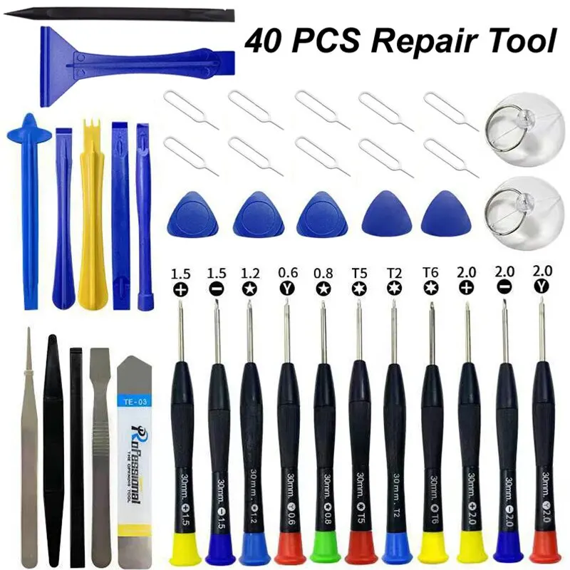 Electronics Repair Manual - 40-in-1 reparatiegereedschap voor mobiele telefoons Demonteer