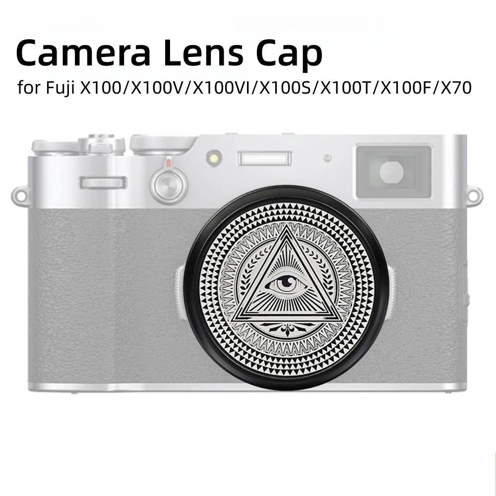 Fujifilm Camera X100Vi - Vintage Metalen Camera Lensdop Camera Front