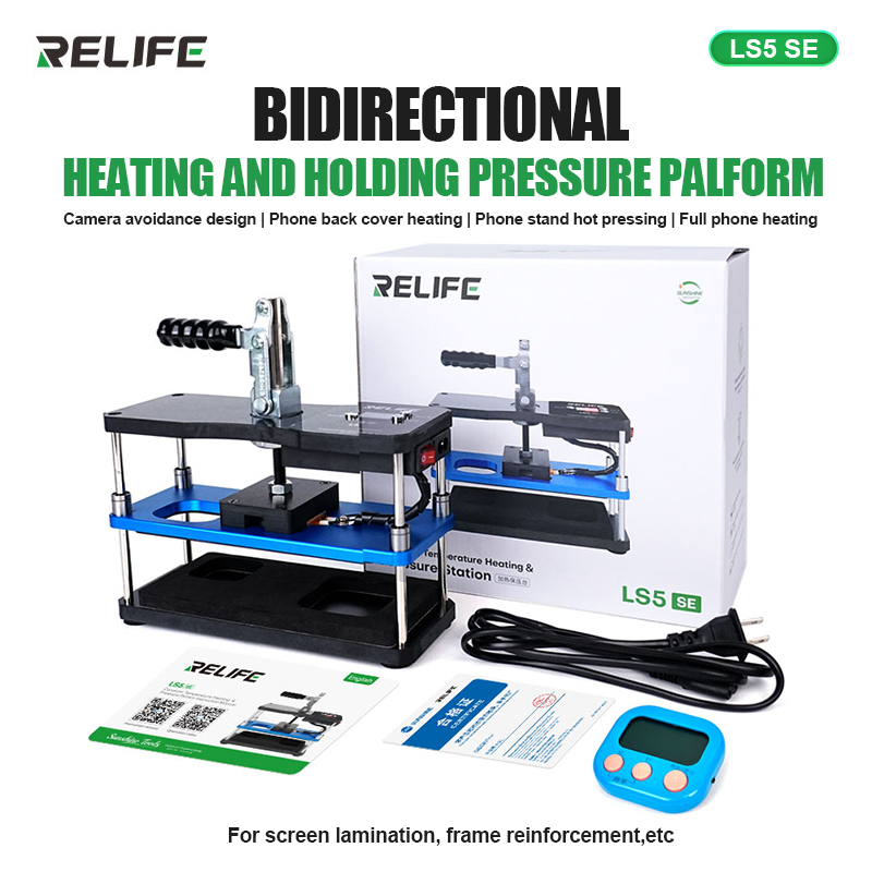 Screen Separator Machine - RELIFE LS5 SE Verwarmings- en drukpalform