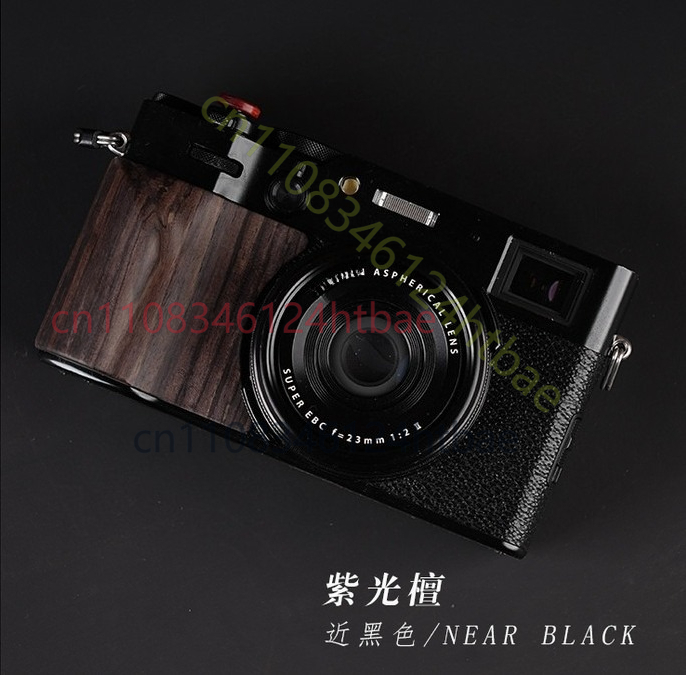 Fujifilm Camera X100Vi - Handgemaakte ultralichte retro houten cameragreep voor