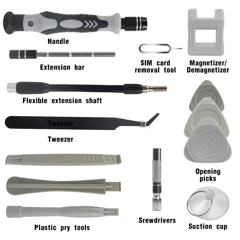 Draagbare 115-in-1 magnetische - Electronics Repair Manual recensie en prijs
