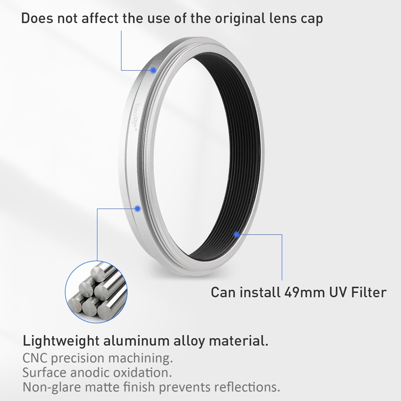Haoge Lens Filter Adapter Ring - Fujifilm Camera X100Vi recensie en prijs